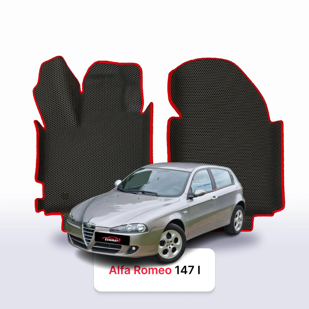 Custom-Fit 3D EVA Car Mats for Alfa Romeo 147 I gen 2000–2010 year Hatchback 5-door