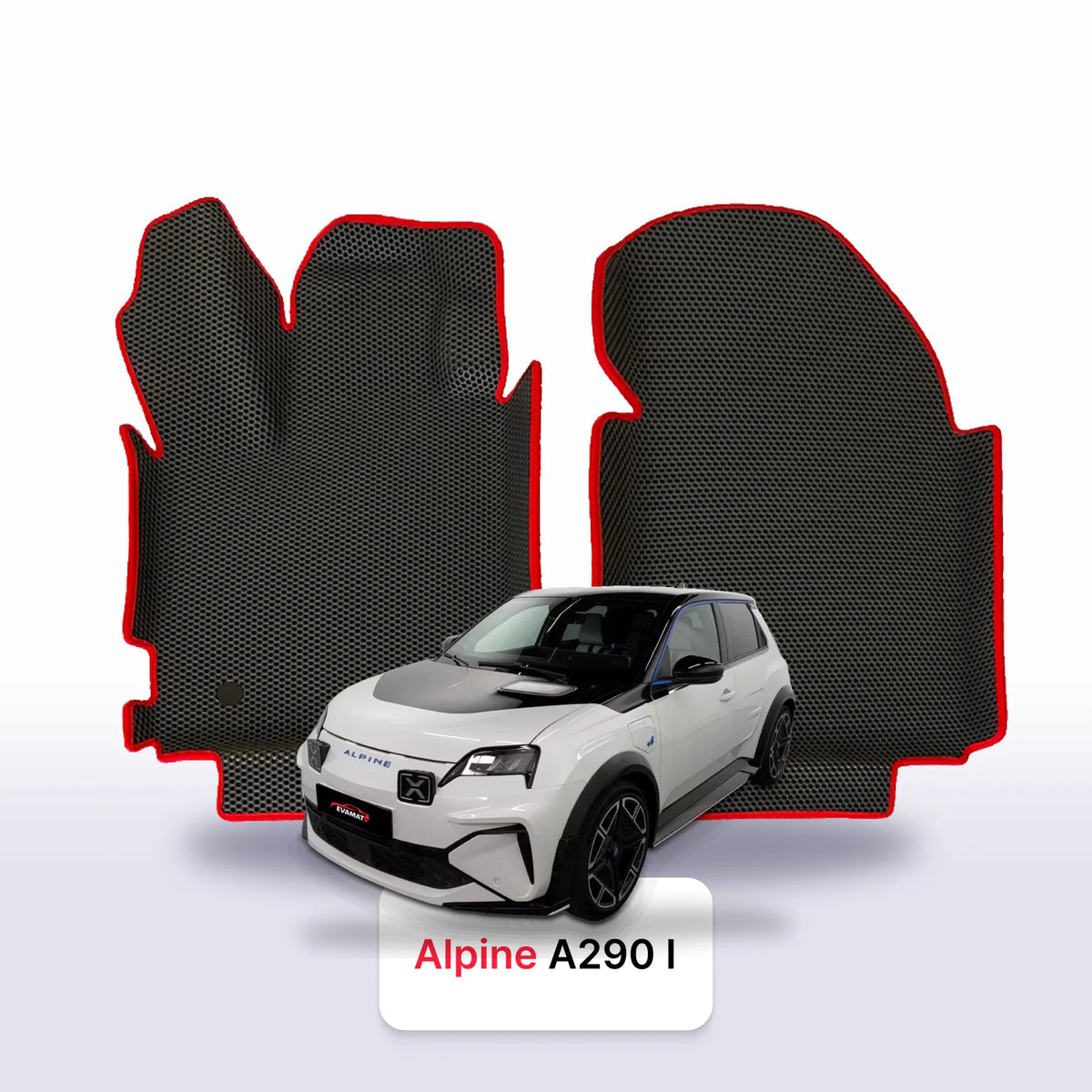 EVA Dywaniki samochodowe od EVA MATS 3D do Alpine A290 1 gen 2024-2028 rok HATCHBACK 5 drzwi