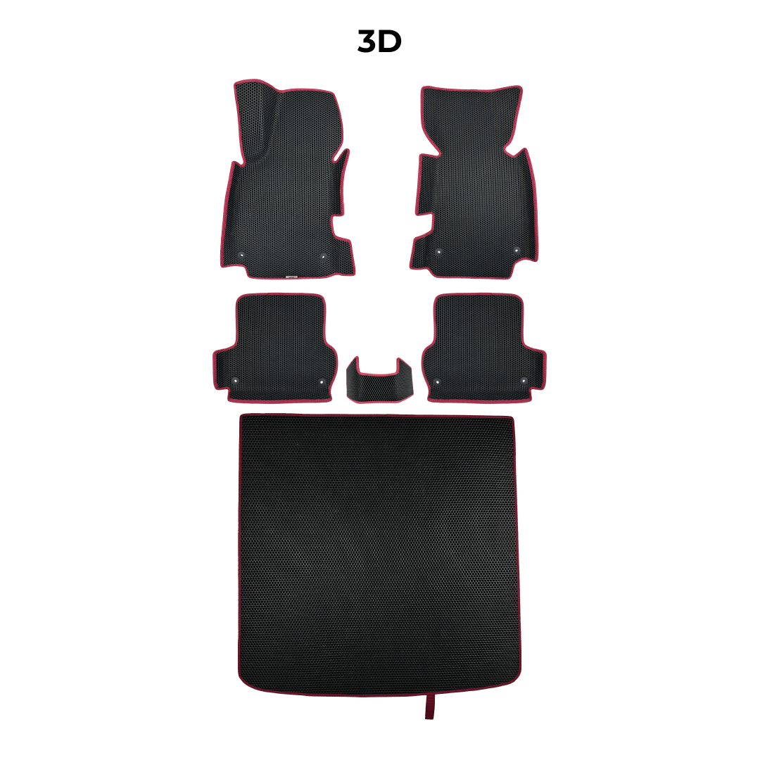 Custom-Fit 3D EVA Car Mats for Audi A4 B7 III gen 2004–2009 year