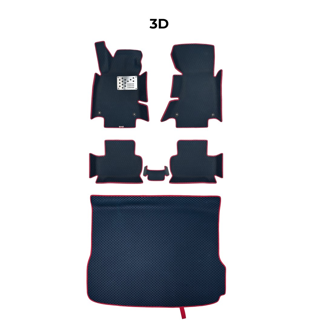 Custom-Fit 3D EVA Car Mats for Audi A4 B8 Pre-Facelift IV gen 2007–2011 year
