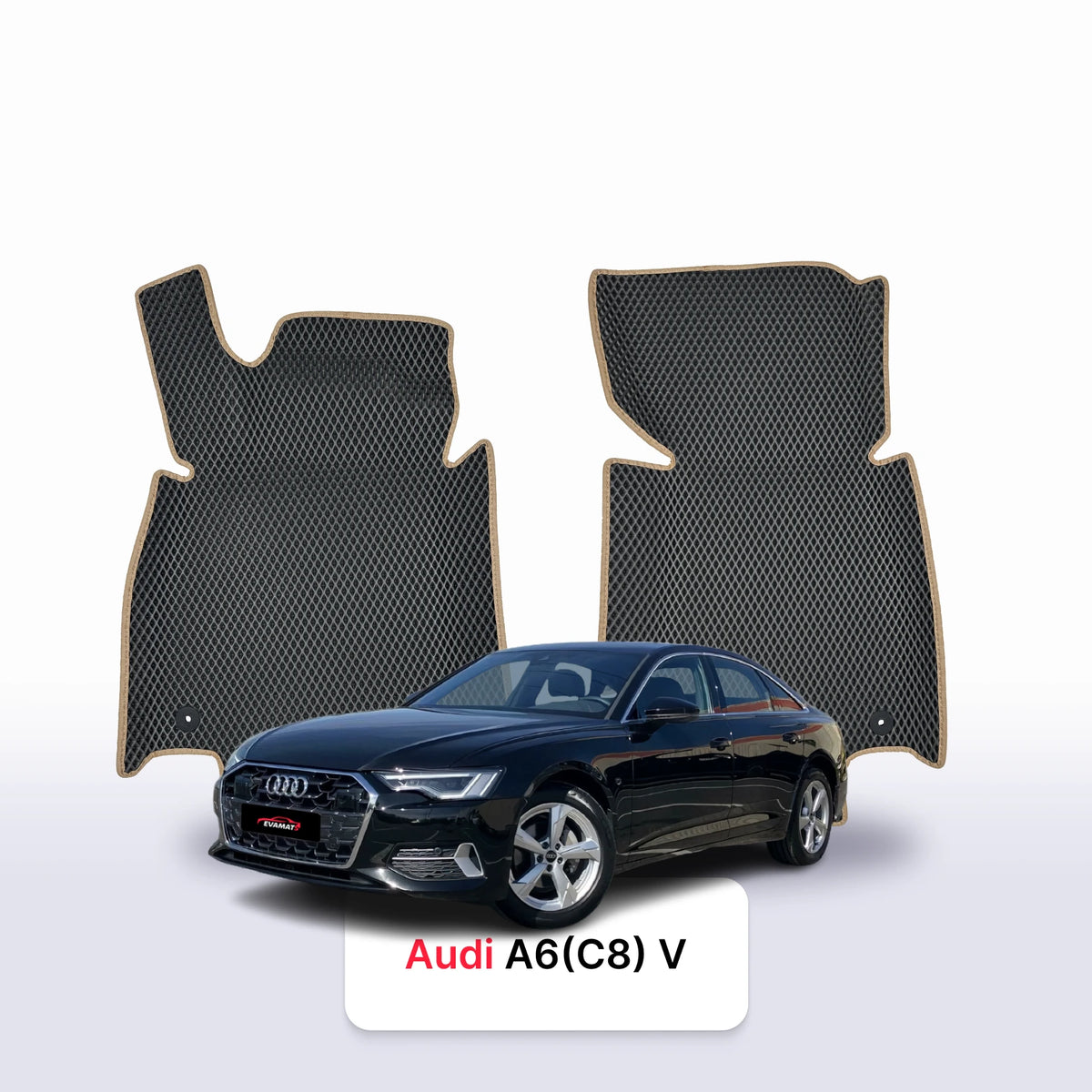 Custom-Fit 3D EVA Car Mats for Audi A6 C8 polift V gen 2023–2025 year