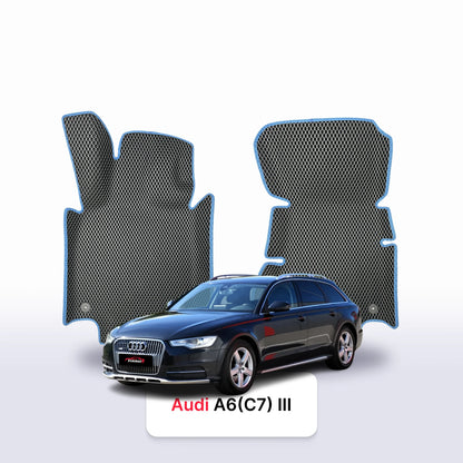 Custom-Fit 3D EVA Car Mats for Audi A6 Allroad C7 pre-facelift III gen 2012–2014 year Estate
