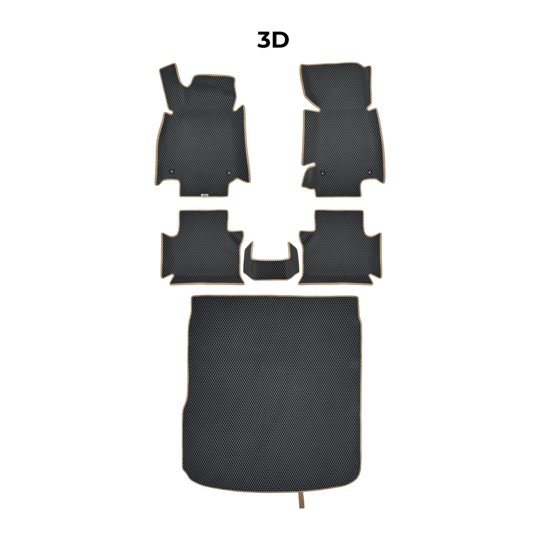 EVA Dywaniki samochodowe od EVA MATS 3D do Audi A6(C8) przedlift 5 gen 2018-2023 rok