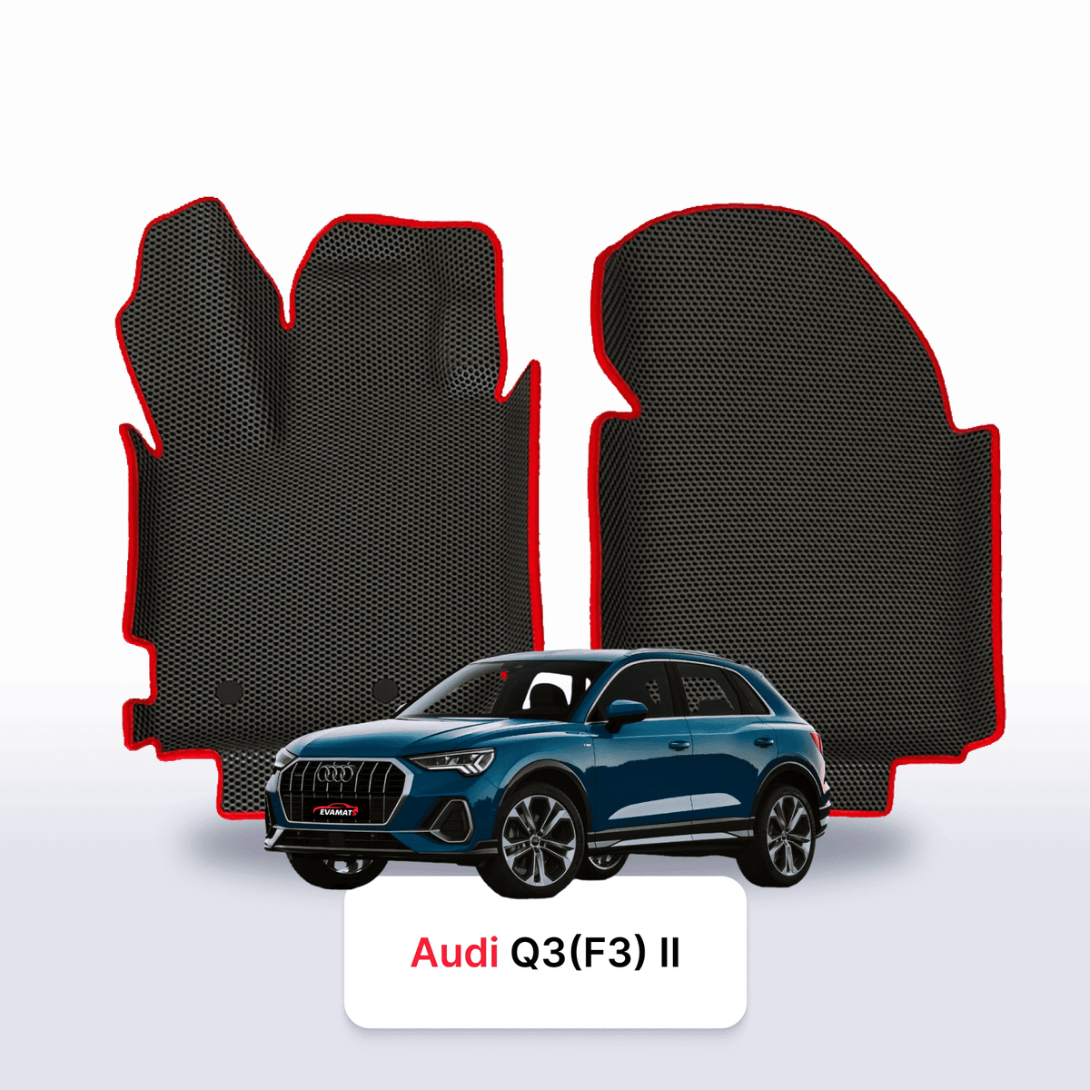 EVA Dywaniki samochodowe od EVA MATS 3D do Audi Q3(F3) 2 gen 2018-2025 rok SUV BENZYNA z szufladą