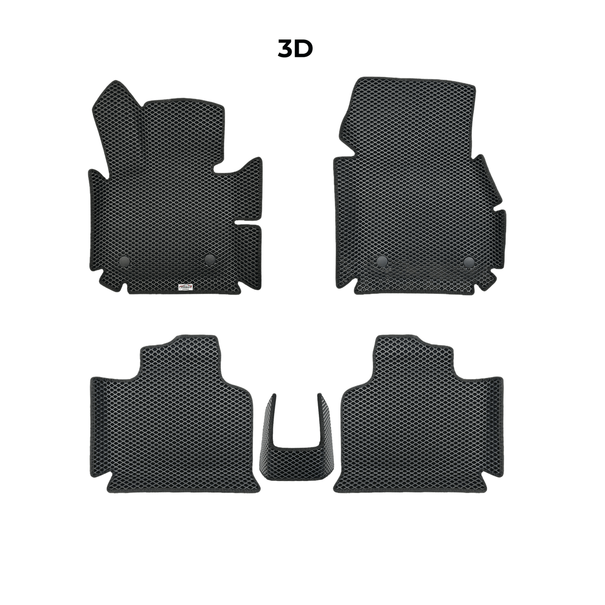 Custom-Fit 3D EVA Car Mats for Fiat 500 II gen 2007–2024 year Hatchback 3-door Convertible