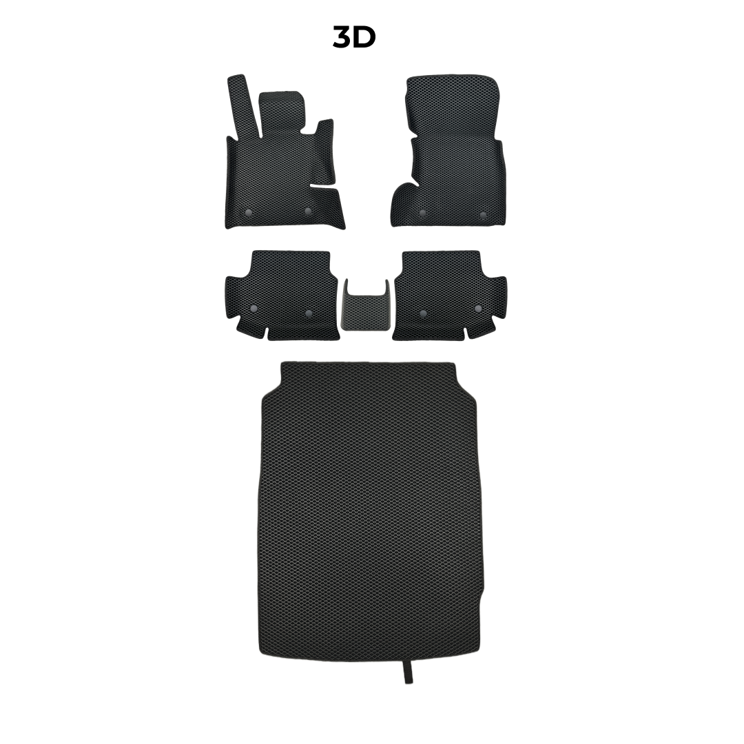 EVA Dywaniki samochodowe od EVAMATS do BMW 5 (F10) 6 gen 2010-2017 rok Sedan