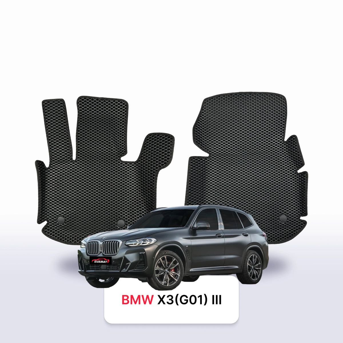 EVA Dywaniki samochodowe od EVAMATS do BMW X3 (G01) 3 gen 2017-2024 rok SUV