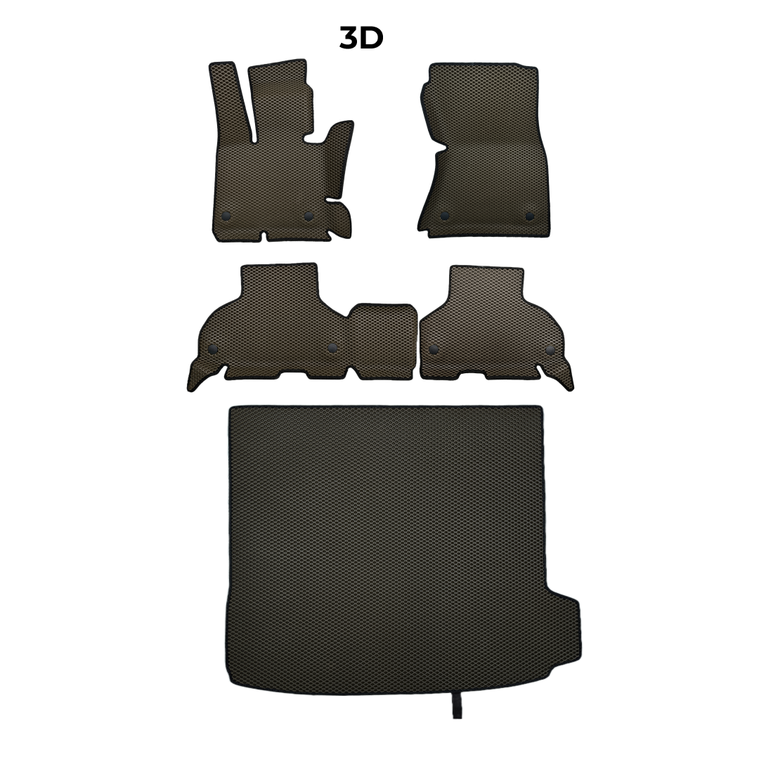 EVA Dywaniki samochodowe od EVA MATS 3D do BMW X6 (G06) 3 gen 2019-2027 rok SUV Coupe