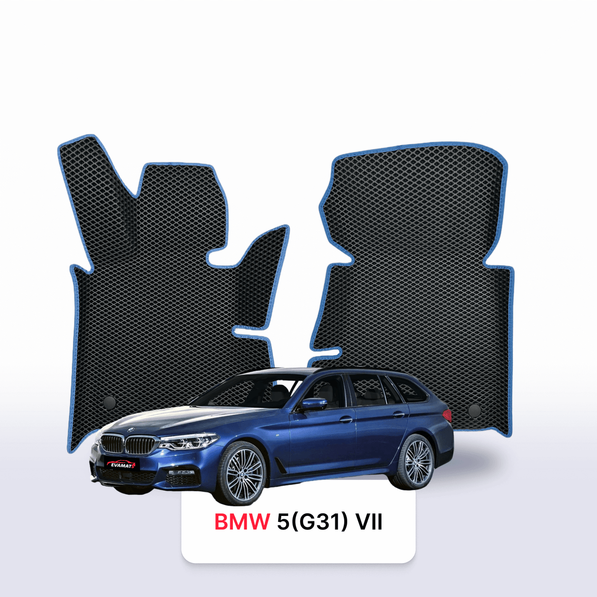 Custom-Fit 3D EVA Car Mats for BMW 5 G31 VII gen 2017–2024 year Estate Petrol