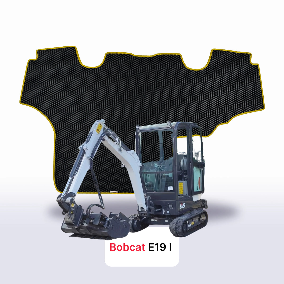 Custom-Fit 3D EVA Car Mats for Bobcat E19 I gen 2019–2024 year KOPARKA