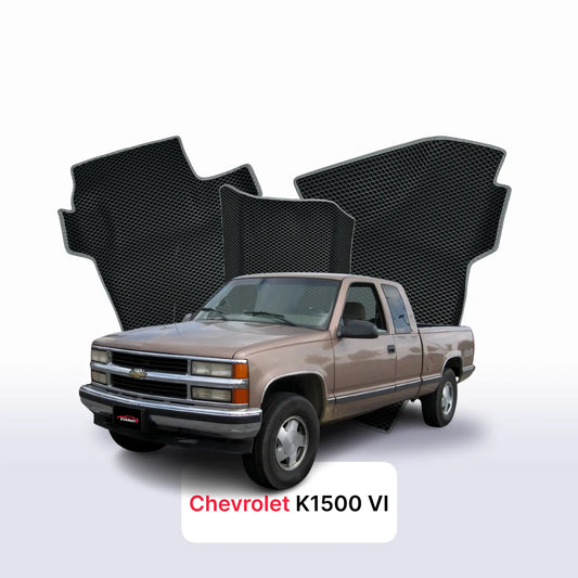 EVA Dywaniki samochodowe od EVA MATS 3D do Chevrolet K1500 4 gen 1988-2003 rok Pick-Up półtorej kabiny