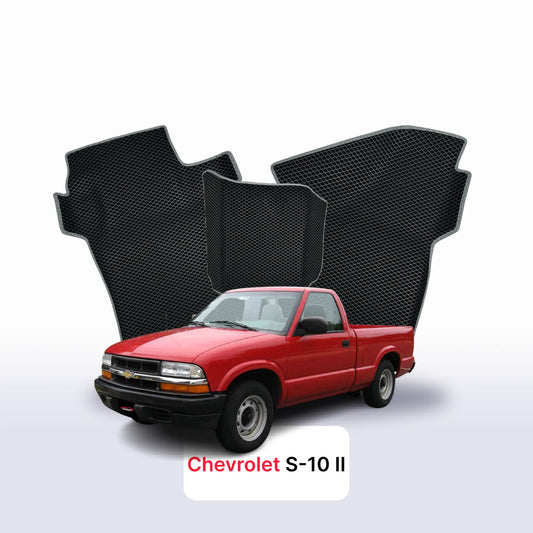 EVA Dywaniki samochodowe od EVA MATS 3D do Chevrolet S-10 2 gen 1993-2004 rok Pick-Up pojedyncza kabina