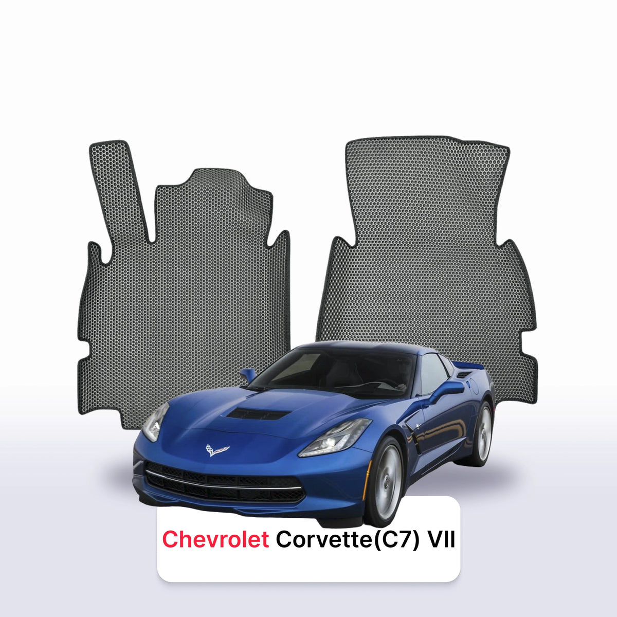 Custom-Fit 3D EVA Car Mats for Chevrolet Corvette C7 VII gen 2013–2019 year Coupe