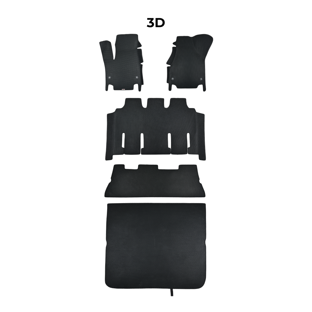 EVA Dywaniki samochodowe od EVA MATS 3D do Toyota Sienna 4 gen 2020-2028 rok MINIVAN