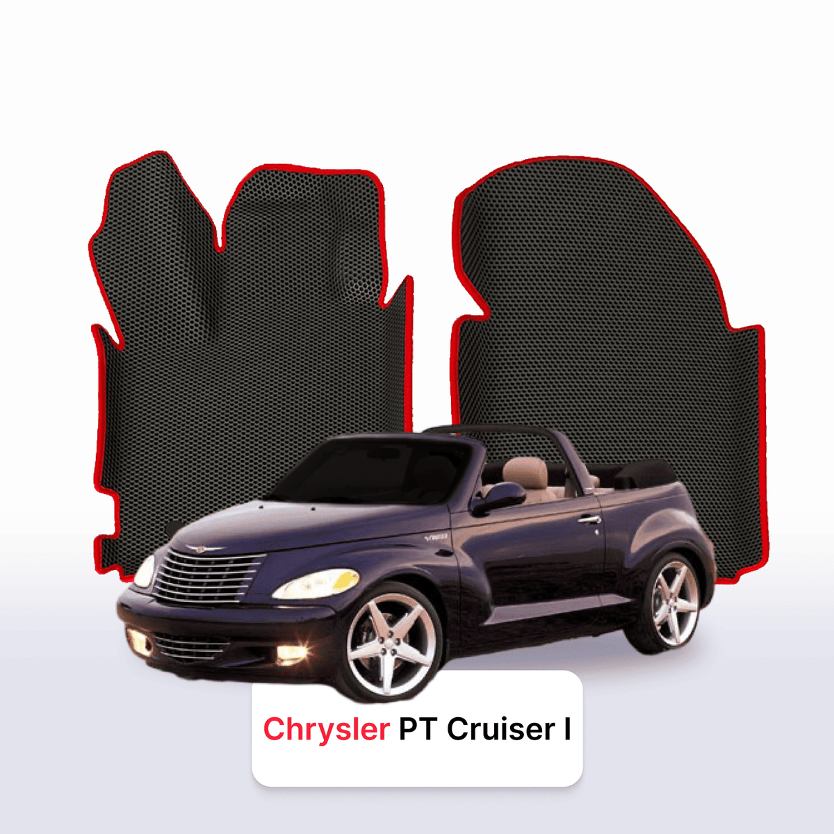 Custom-Fit 3D EVA Car Mats for Chrysler PT Cruiser I gen 2000–2010 year Convertible