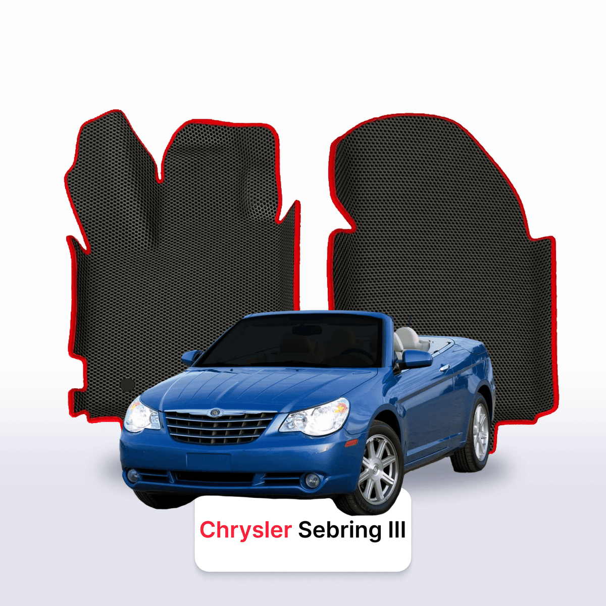 EVA Dywaniki samochodowe od EVA MATS 3D do Chrysler Sebring 3 gen 2006-2010 rok KABRIOLET