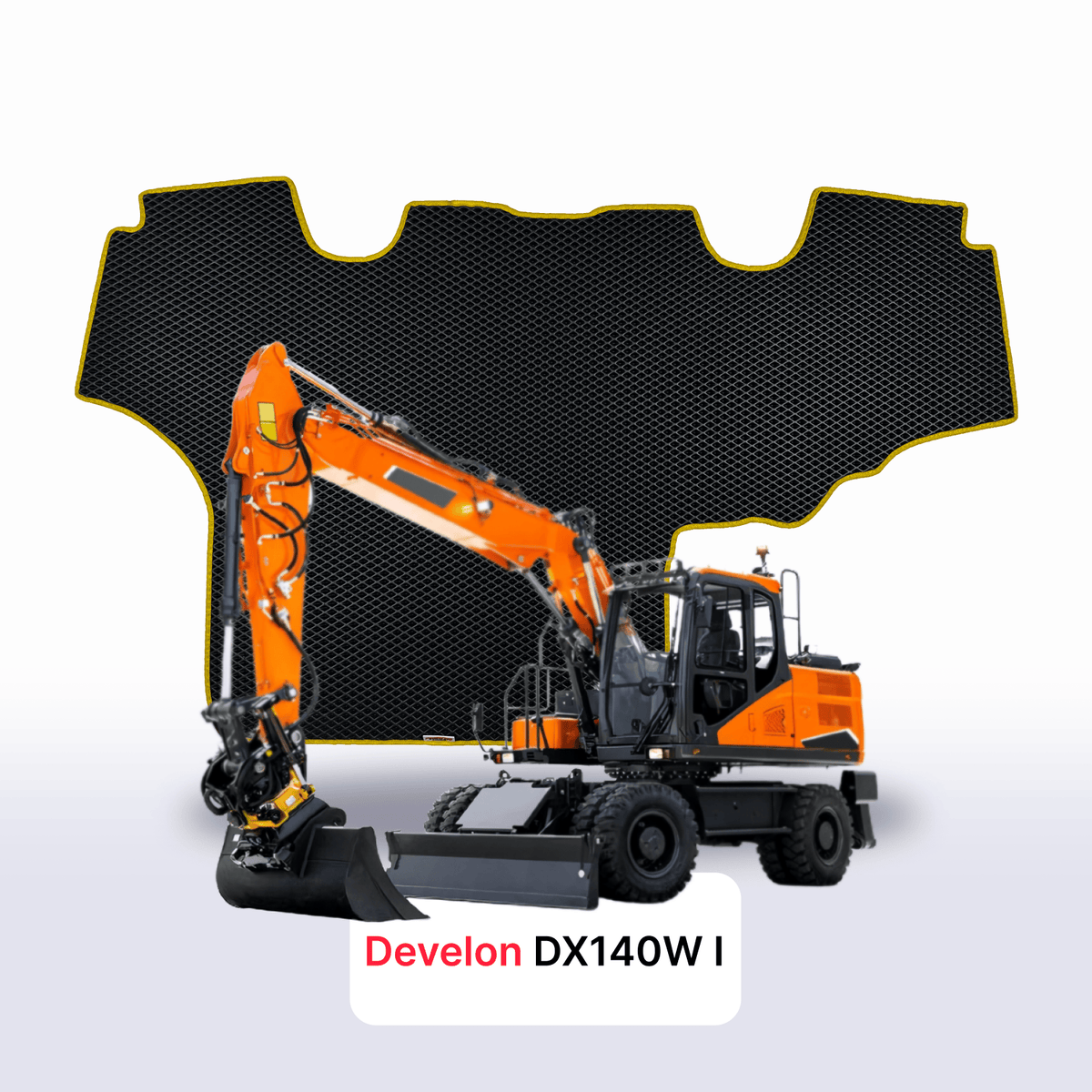 EVA Dywaniki samochodowe od EVA MATS 3D do Develon DX140W 1 gen 2014-2028 rok KOPARKA