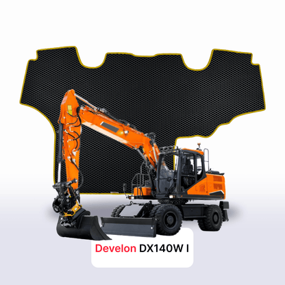 EVA Dywaniki samochodowe od EVA MATS 3D do Develon DX140W 1 gen 2014-2028 rok KOPARKA
