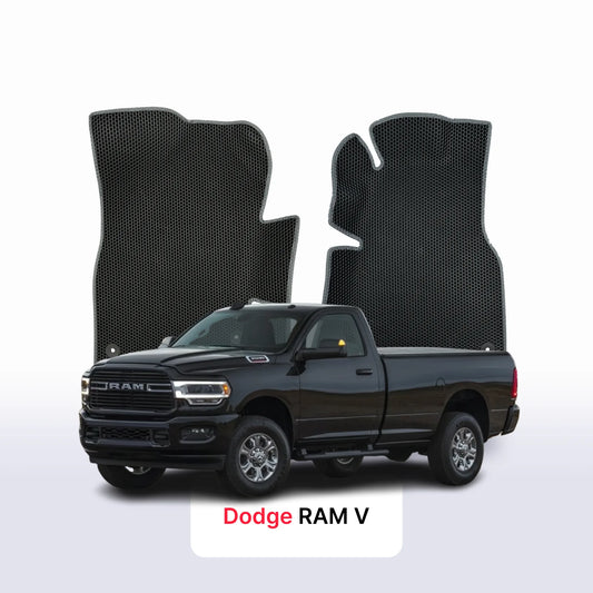 EVA Dywaniki samochodowe od EVA MATS 3D do Dodge RAM 5 gen 2019-2026 rok PICK-UP pojedyncza kabina