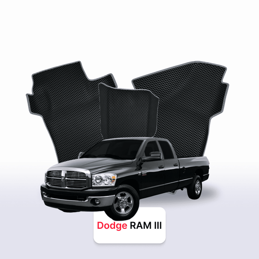 EVA Dywaniki samochodowe od EVA MATS 3D do Dodge RAM(DRDH) 3 gen 2001-2009 rok PICK-UP  podwójna kabina