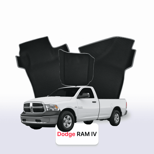 EVA Dywaniki samochodowe od EVA MATS 3D do Dodge RAM(DSDJ) 4 gen 2009-2019 rok PICK-UP pojedyncza kabina