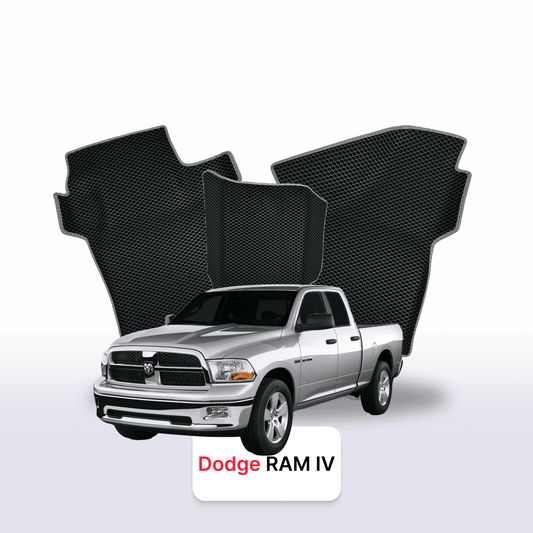 EVA Dywaniki samochodowe od EVA MATS 3D do Dodge RAM(DSDJ) 4 gen 2009-2019 rok PICK-UP z półtorej kabiny