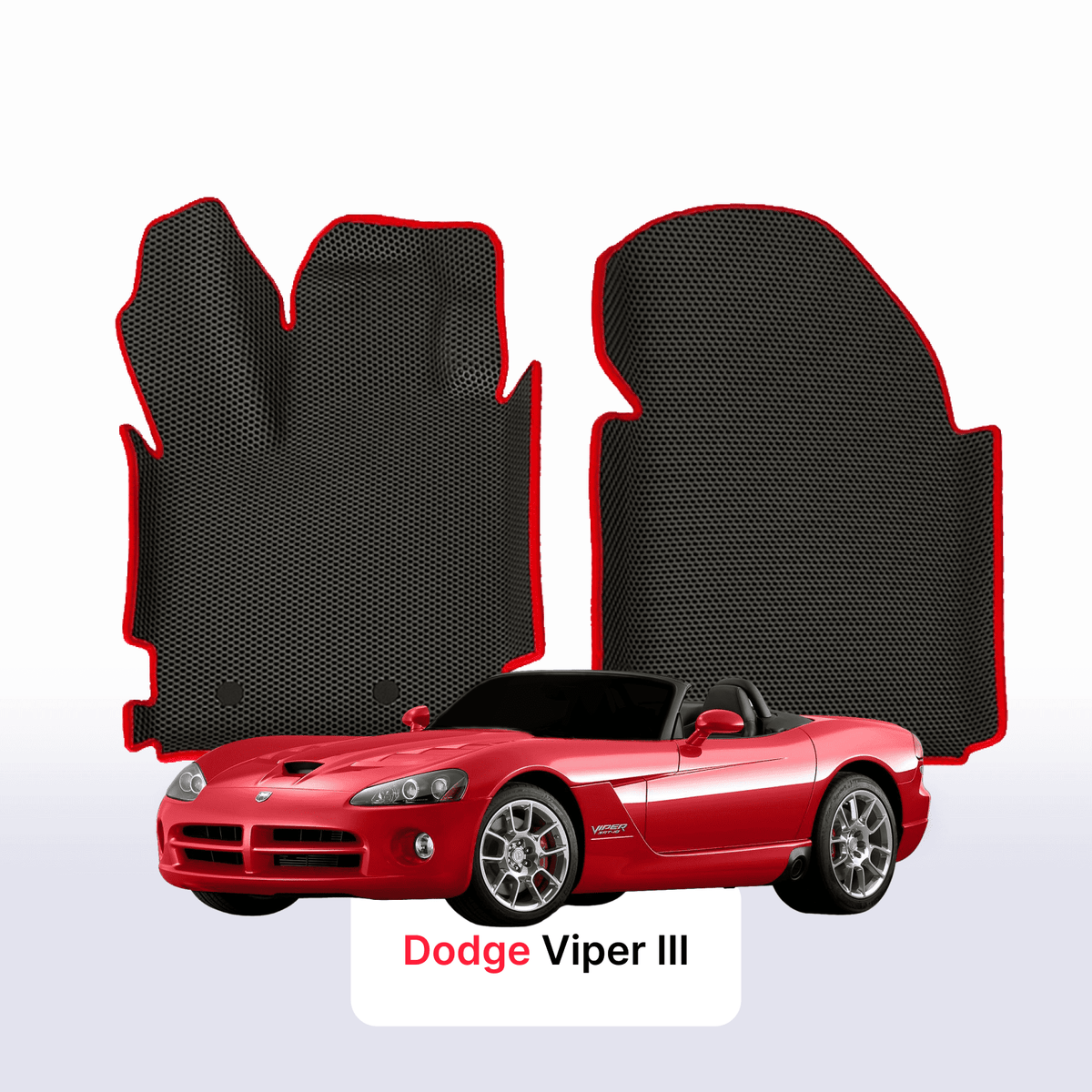 EVA Dywaniki samochodowe od EVA MATS 3D do Dodge Viper 3 gen 2002-2007 rok ROADSTER