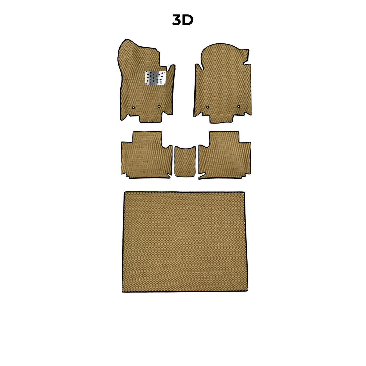 EVA Dywaniki samochodowe od EVA MATS 3D do Dodge Durango 2 gen 2003-2009 rok SUV