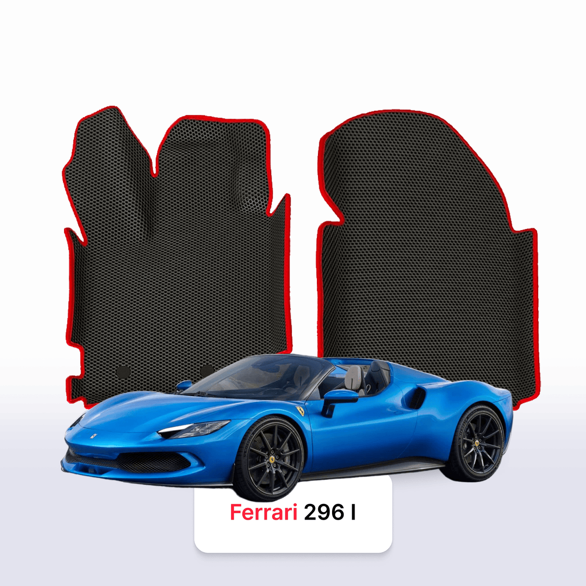 EVA Dywaniki samochodowe od EVA MATS 3D do Ferrari 296 1 gen 2021-2028 rok Hybryda ROADSTER