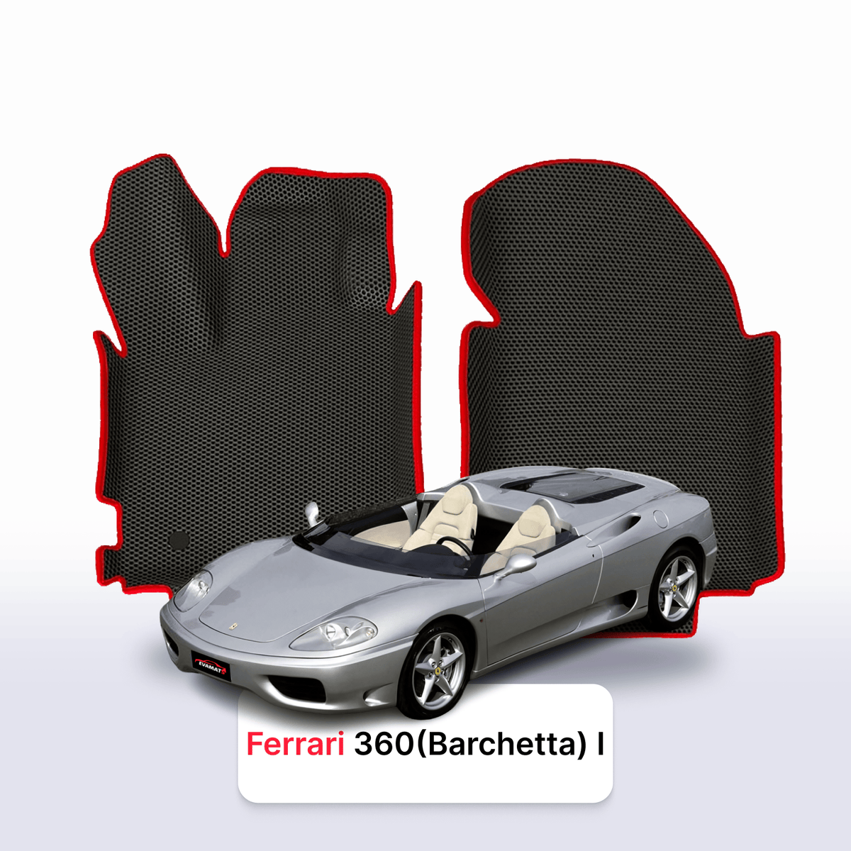 EVA Dywaniki samochodowe od EVA MATS 3D do Ferrari 360 (Barchetta) 1 gen 1999-2005 rok SPEEDSTER