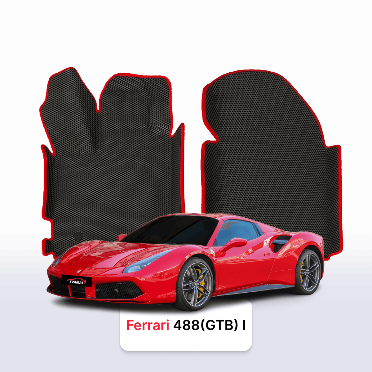 EVA Dywaniki samochodowe od EVA MATS 3D do Ferrari 488 (GTB) 1 gen 2015-2019 rok COUPE