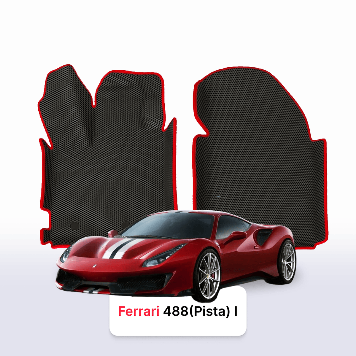 EVA Dywaniki samochodowe od EVA MATS 3D do Ferrari 488 (Pista) 1 gen 2015-2019 rok COUPE