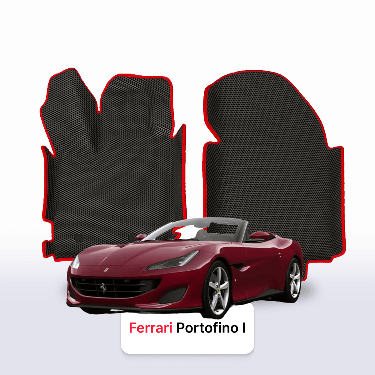 EVA Dywaniki samochodowe od EVA MATS 3D do Ferrari Portofino 1 gen 2017-2023 rok KABRIOLET