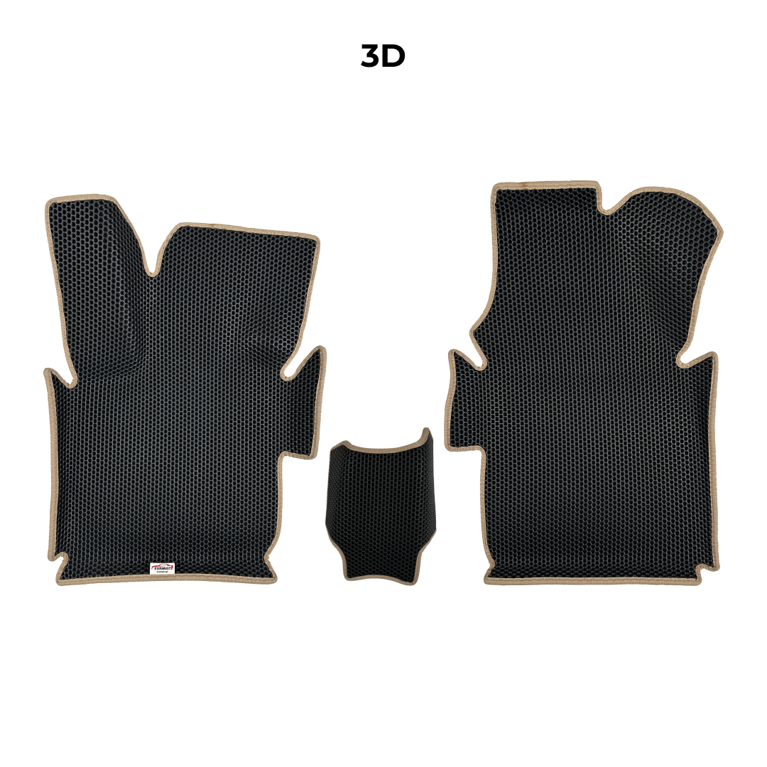 EVA Dywaniki samochodowe od EVA MATS 3D do Fiat 500E 2 gen 2020-2028 rok Elektryczny HATCHBACK 3 drzwi KABRIOLET