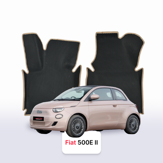 EVA Dywaniki samochodowe od EVA MATS 3D do Fiat 500E 2 gen 2020-2028 rok Elektryczny HATCHBACK 3 drzwi KABRIOLET