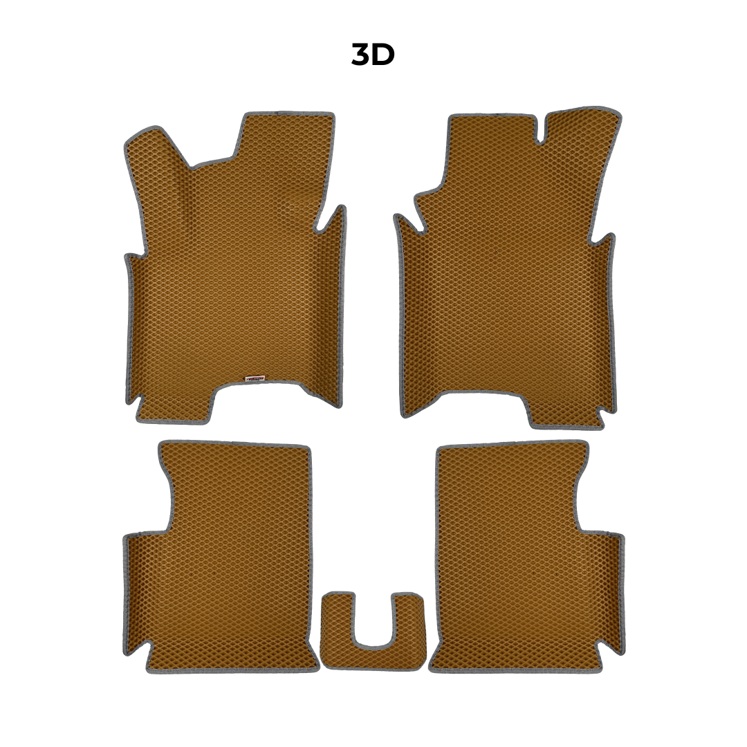 Custom-Fit 3D EVA Car Mats for Fiat Panda III gen 2011–2028 year Hatchback 5-door