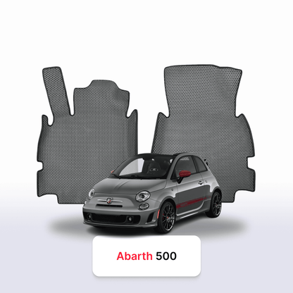 EVA Dywaniki samochodowe od EVA MATS 3D do Fiat 500(Abarth) 2 gen 2008-2024 rok HATCHBACK 3 drzwi KABRIOLET