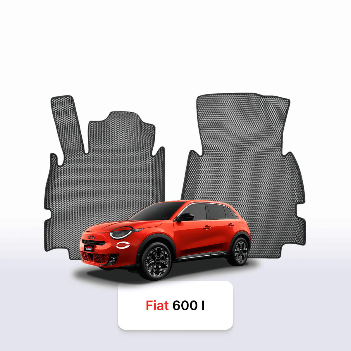 EVA Dywaniki samochodowe od EVA MATS 3D do Fiat 600 1 gen 2023-2028 rok SUV BENZYNA + Podpiętka Metalowa
