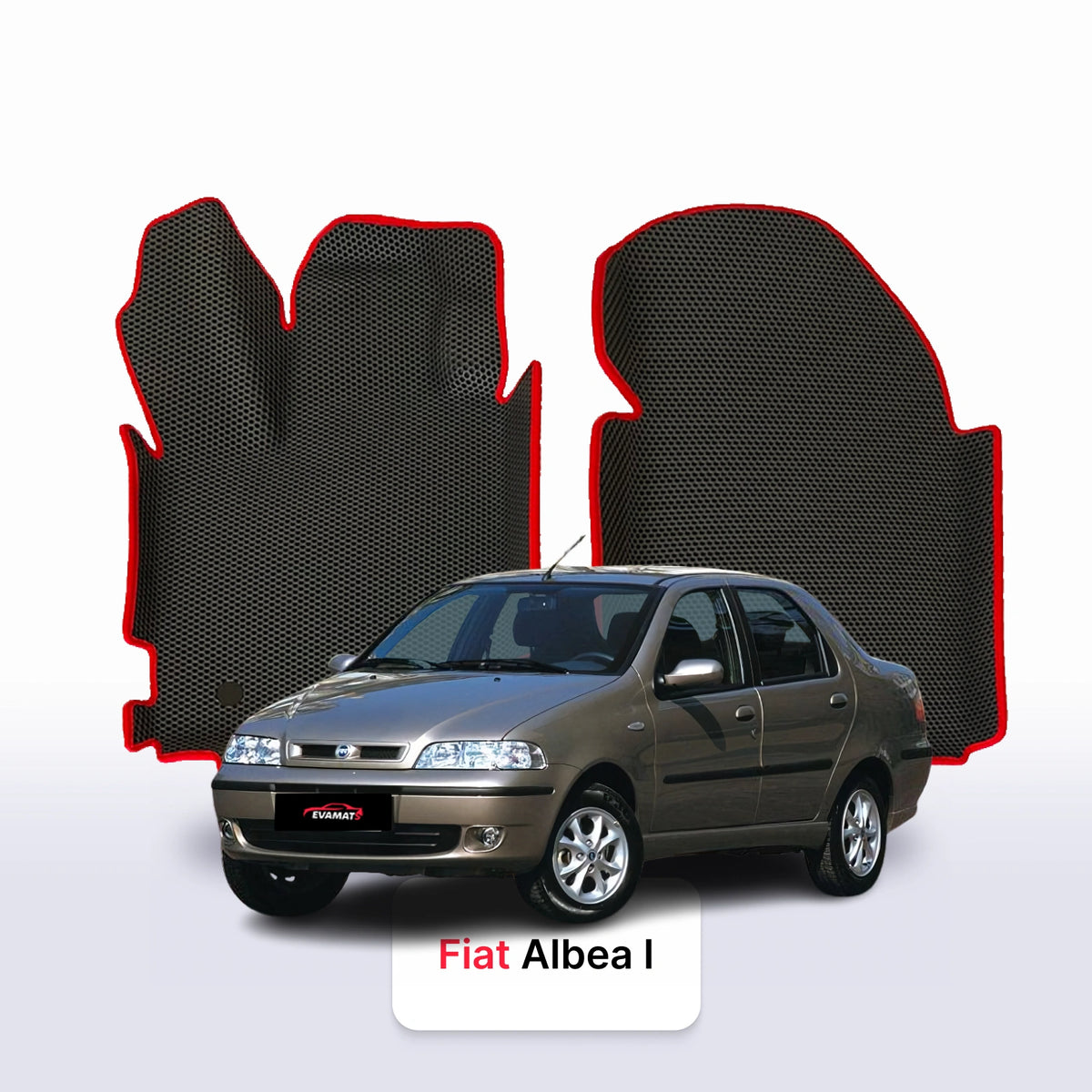 Custom-Fit 3D EVA Car Mats for Fiat Albea I gen 2002–2010 year Sedan