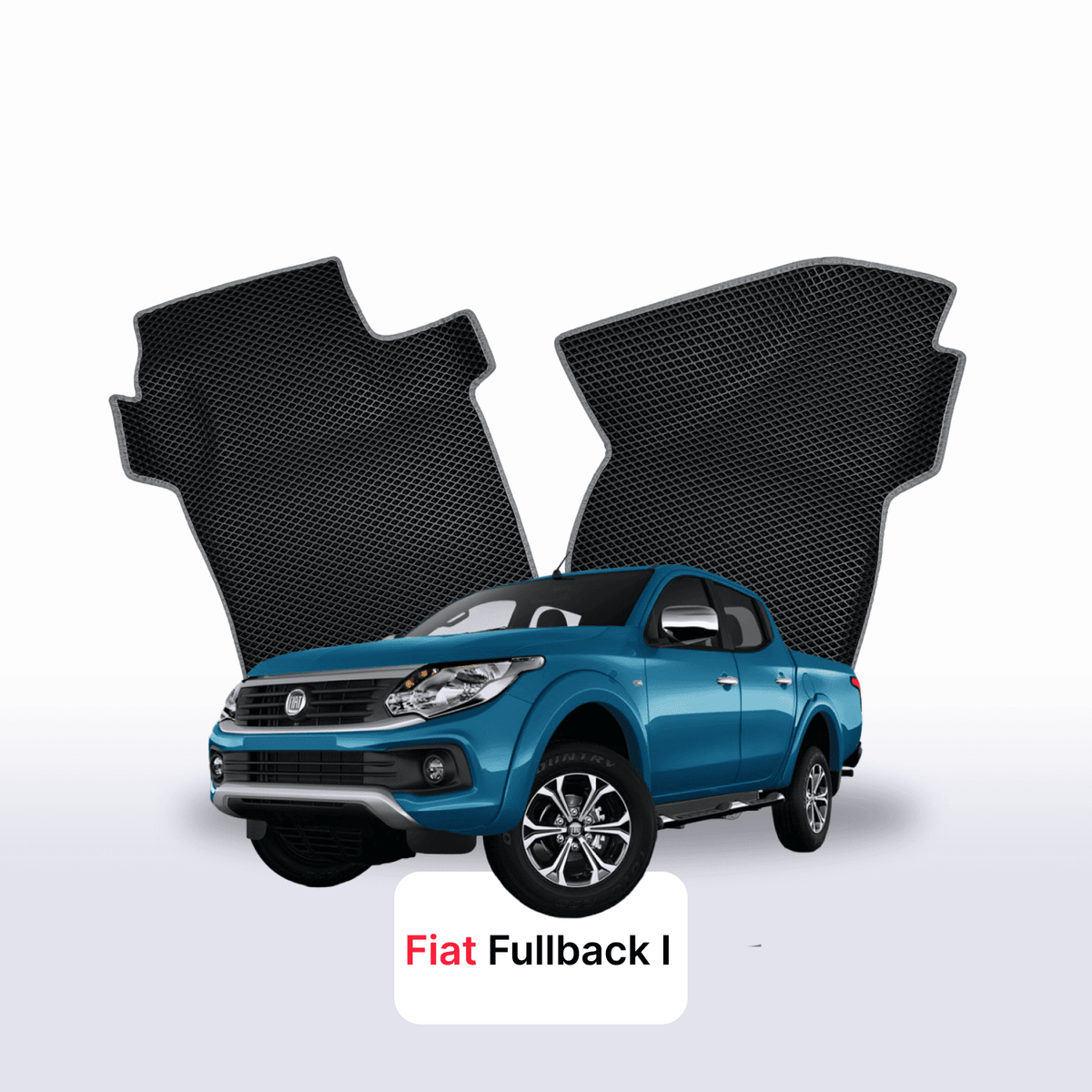 EVA Dywaniki samochodowe od EVA MATS 3D do Fiat Fullback 1 gen 2016-2020 rok PICK-UP z podwójna kabina