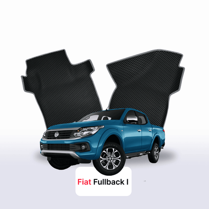 EVA Dywaniki samochodowe od EVA MATS 3D do Fiat Fullback 1 gen 2016-2020 rok PICK-UP z podwójna kabina