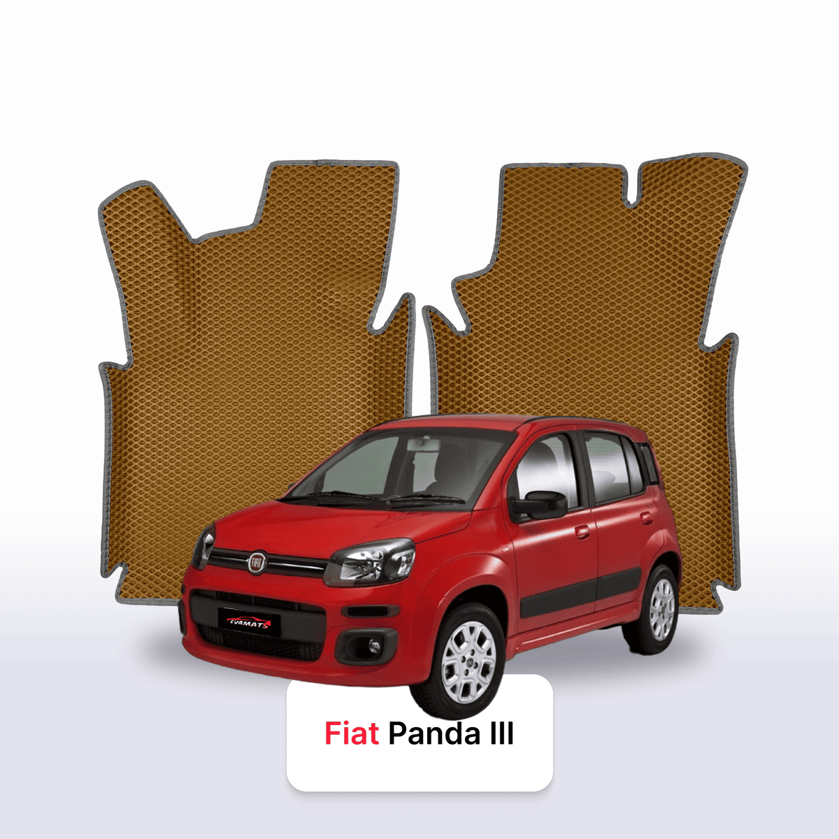 Custom-Fit 3D EVA Car Mats for Fiat Panda III gen 2011–2028 year Hatchback 5-door