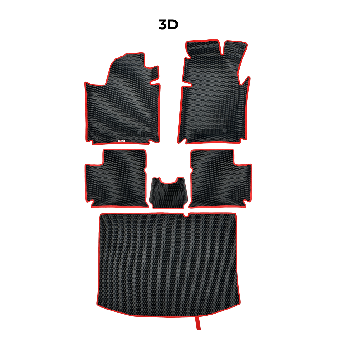 EVA Dywaniki samochodowe od EVA MATS 3D do Fiat Bravo Sport 1 gen 2007-2014 rok HATCHBACK 5 drzwi