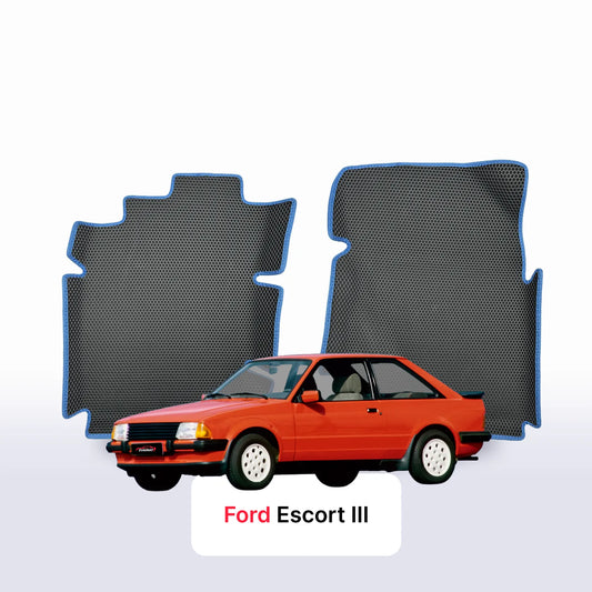EVA Dywaniki samochodowe od EVA MATS 3D do Ford Escort 3 gen 1980-1986 rok LIFTBACK 3 drzwi