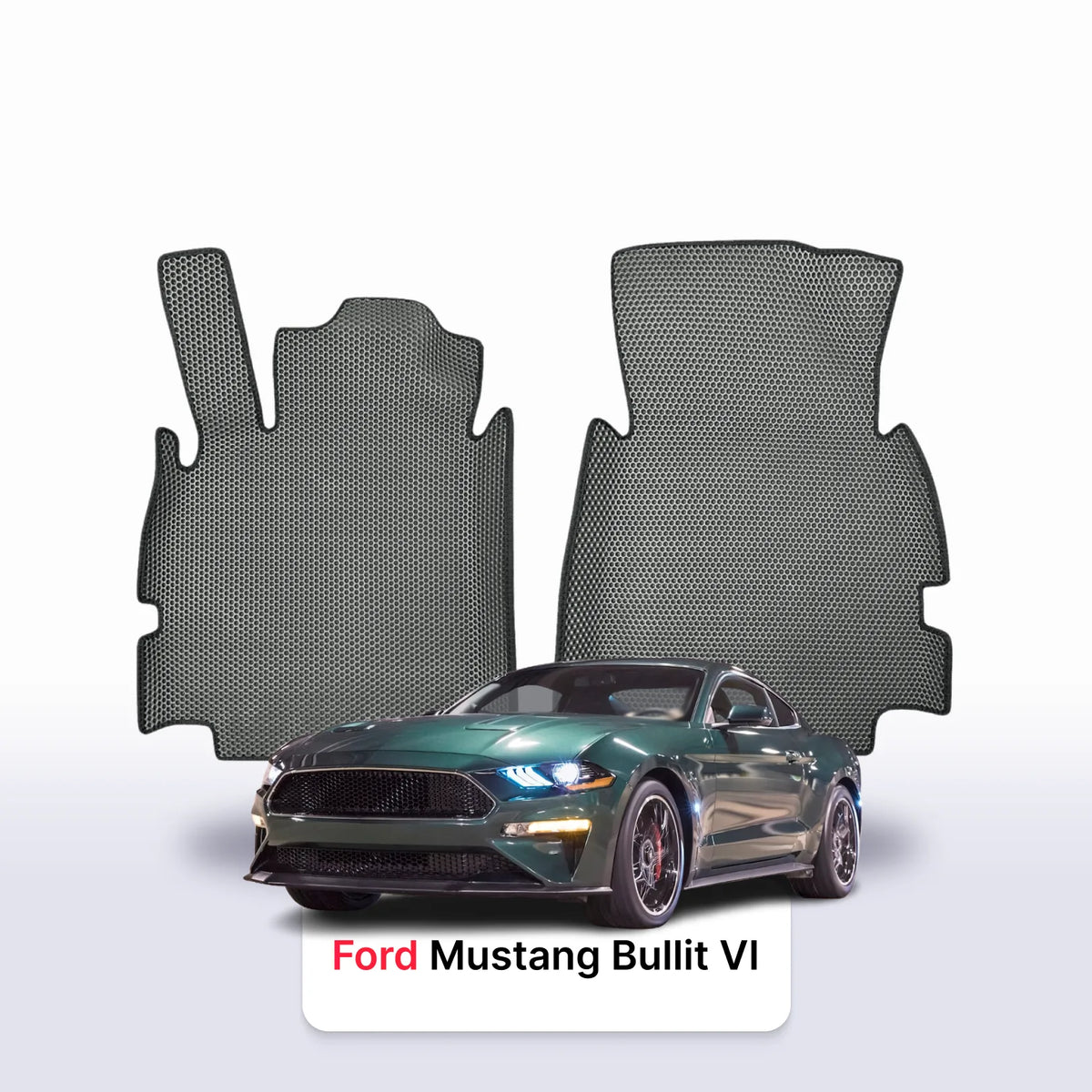 EVA Dywaniki samochodowe od EVA MATS 3D do Ford Mustang Bullit VI gen 2018-2023 rok COUPE