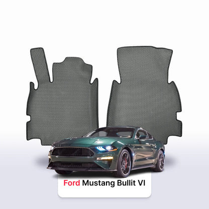 EVA Dywaniki samochodowe od EVA MATS 3D do Ford Mustang Bullit VI gen 2018-2023 rok COUPE