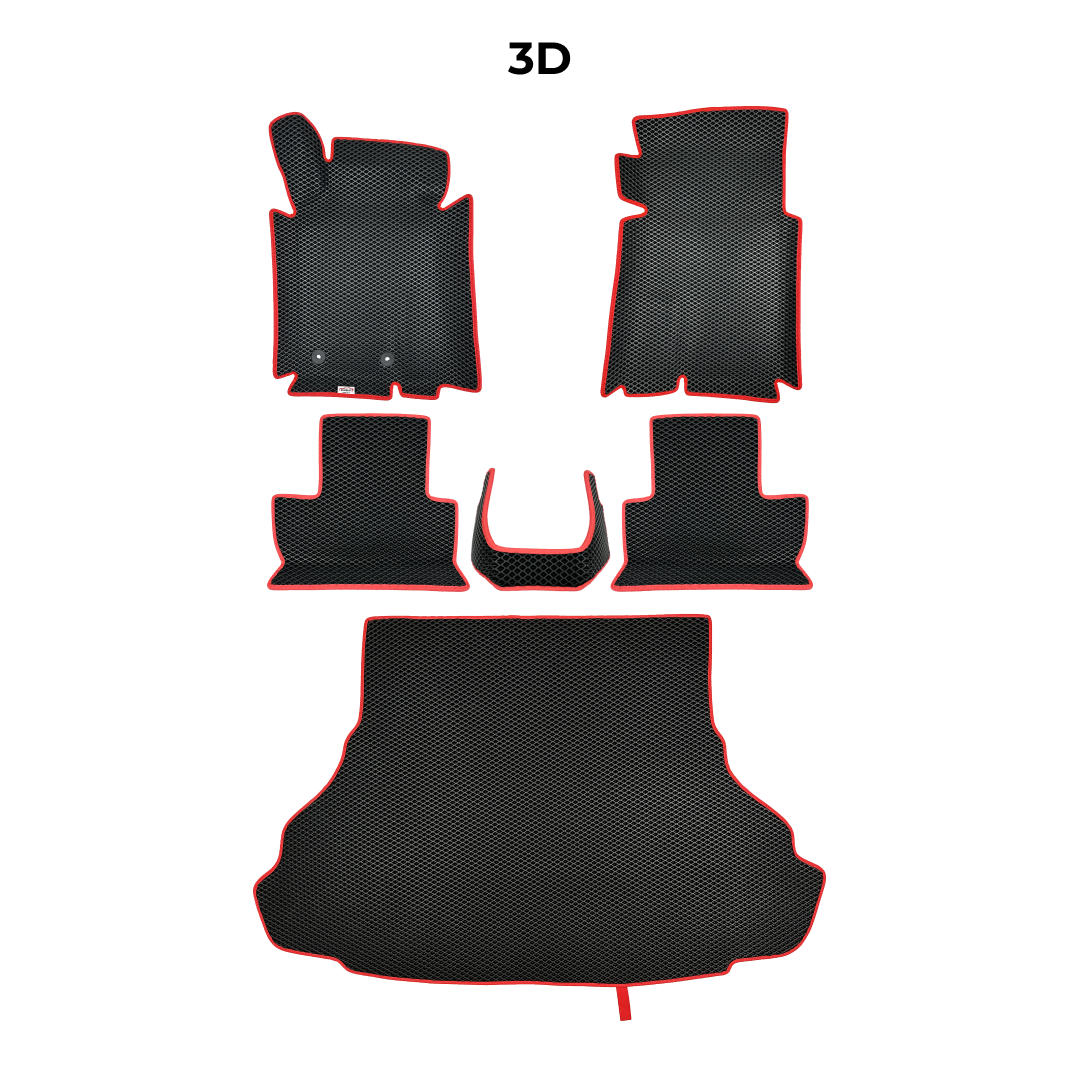 EVA Dywaniki samochodowe od EVA MATS 3D do Ford Mustang 6 gen 2014-2023 rok KABRIOLET