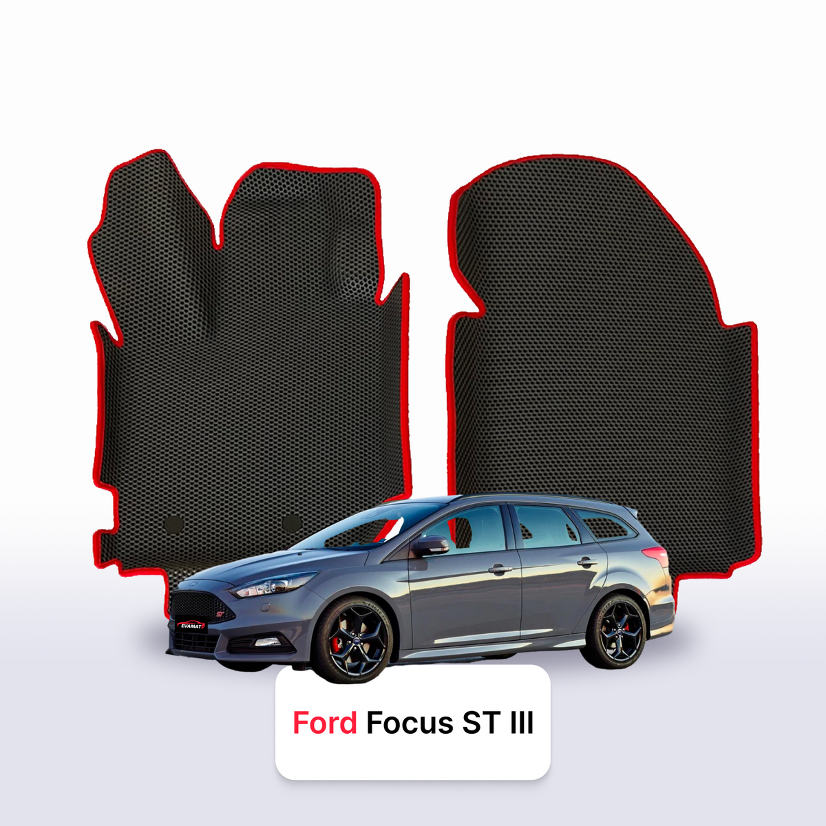 EVA Dywaniki samochodowe od EVA MATS 3D do Ford Focus ST(MK3) 3 gen 2012-2018 rok Kombi BENZYNA