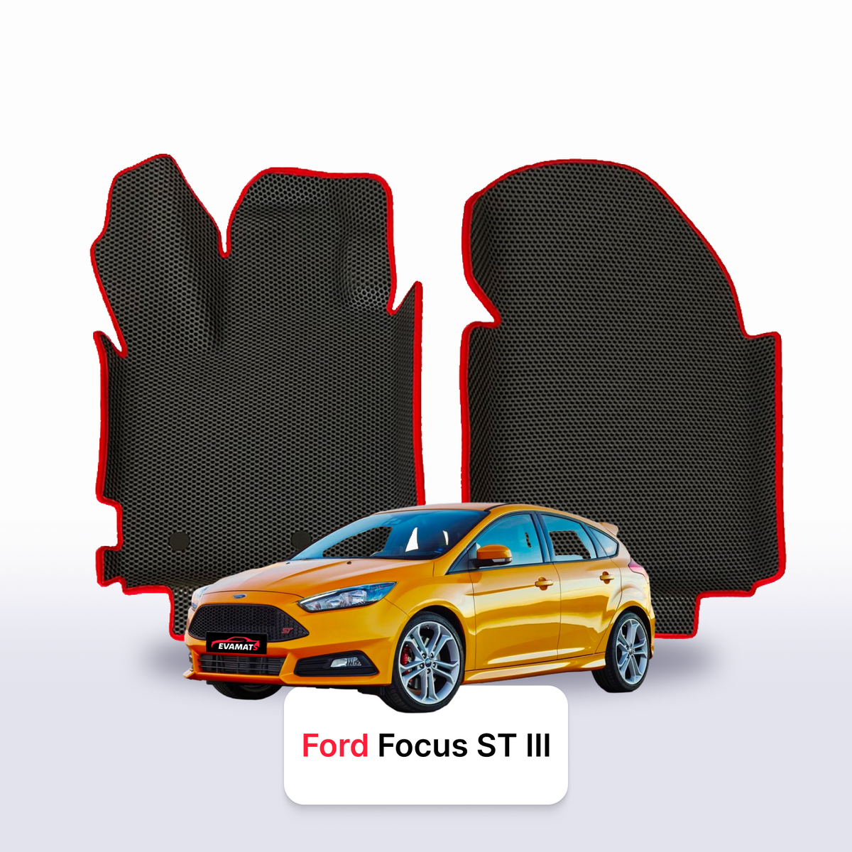 EVA Dywaniki samochodowe od EVA MATS 3D do Ford Focus ST(MK3) 3 gen 2012-2018 rok HATCHBACK 5 drzwi