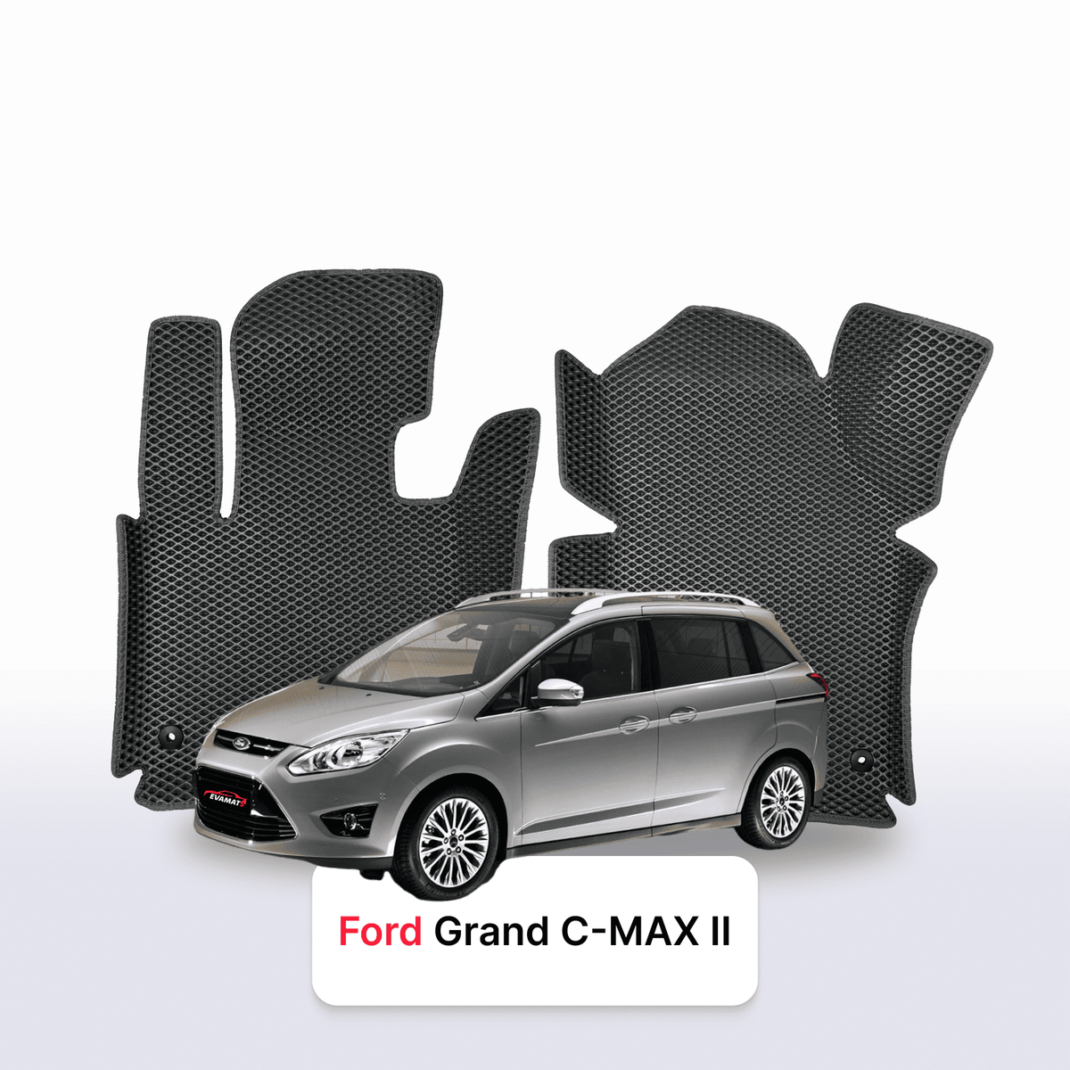 EVA Dywaniki samochodowe od EVA MATS 3D do Ford Grand C-MAX 2 gen 2010-2019 rok MINIVAN